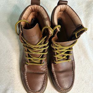 Tan/Brown Leather Dewalt Men's Steel Toed Boots